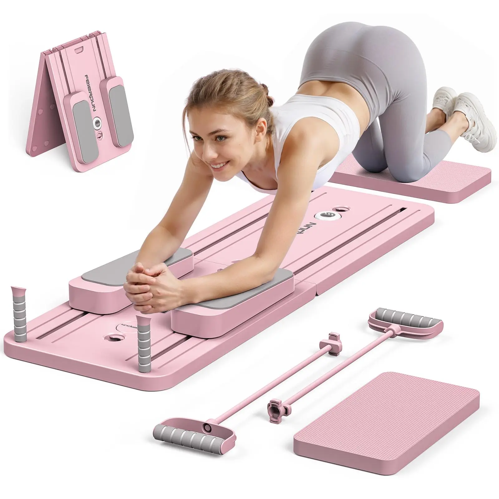 Pilate Yoga Workout - Vouwbaar Pilates Board Multifunctionele Buikspiertrainer Abs