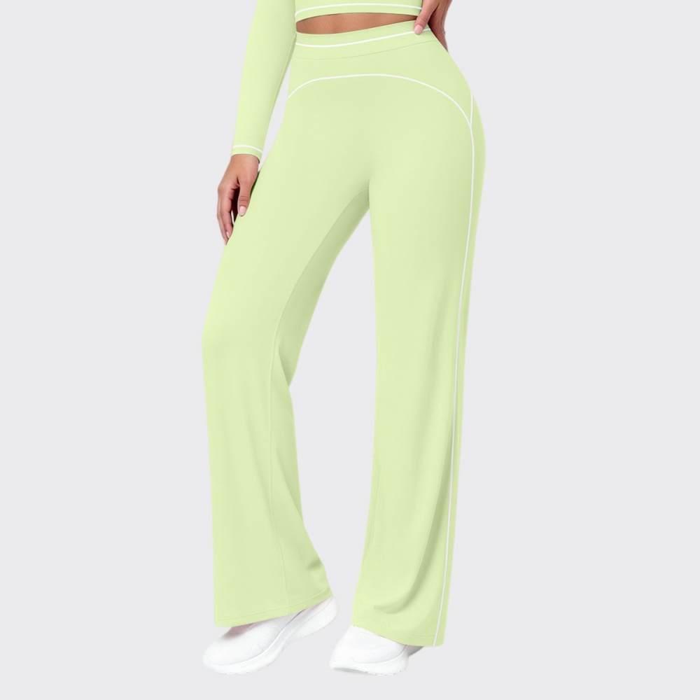 Pilate Yoga Workout - Nieuwe hoge taille uitlopende broek Damesbroek
