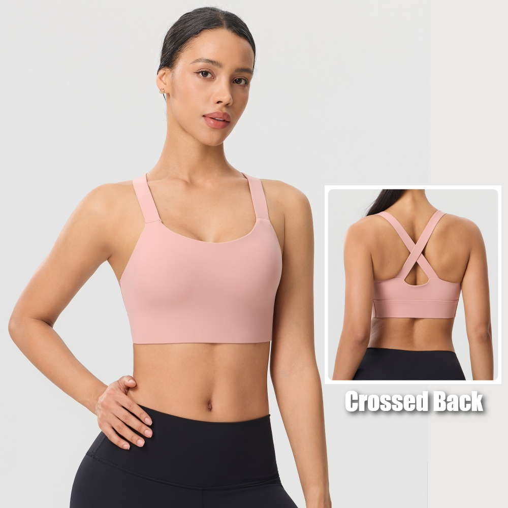 Pilates Yoga One - Sportbeha met effen kleur en kruisvormige