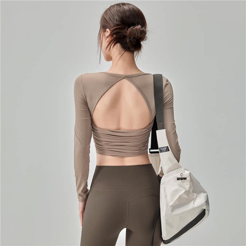 Mooie, lange mouwen yoga top v - Pilates Yoga One recensie en prijs