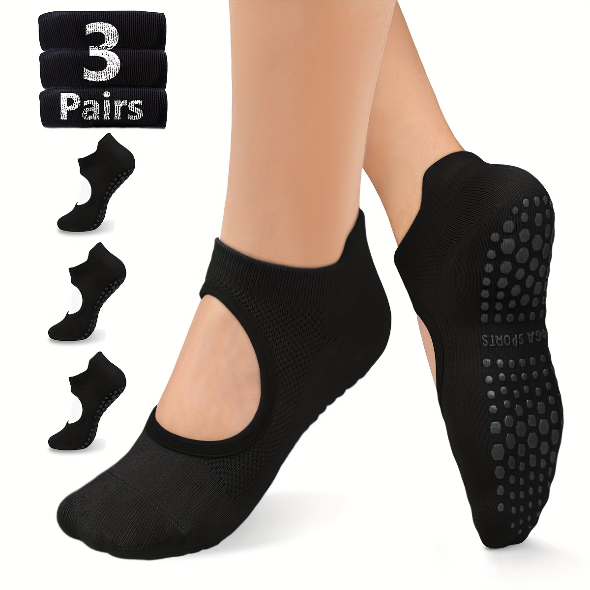 Antislip grip damessokken voor - Medias Para Pilates Y Yoga recensie en prijs