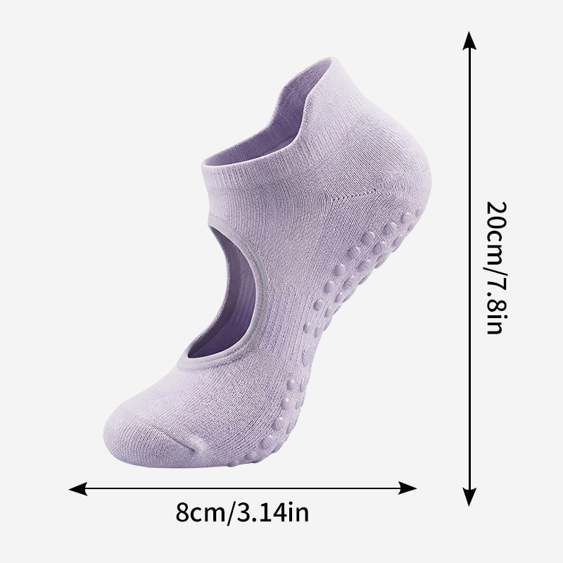 2/12PC Backless Antislip Fitne - Medias Para Pilates Y Yoga recensie en prijs