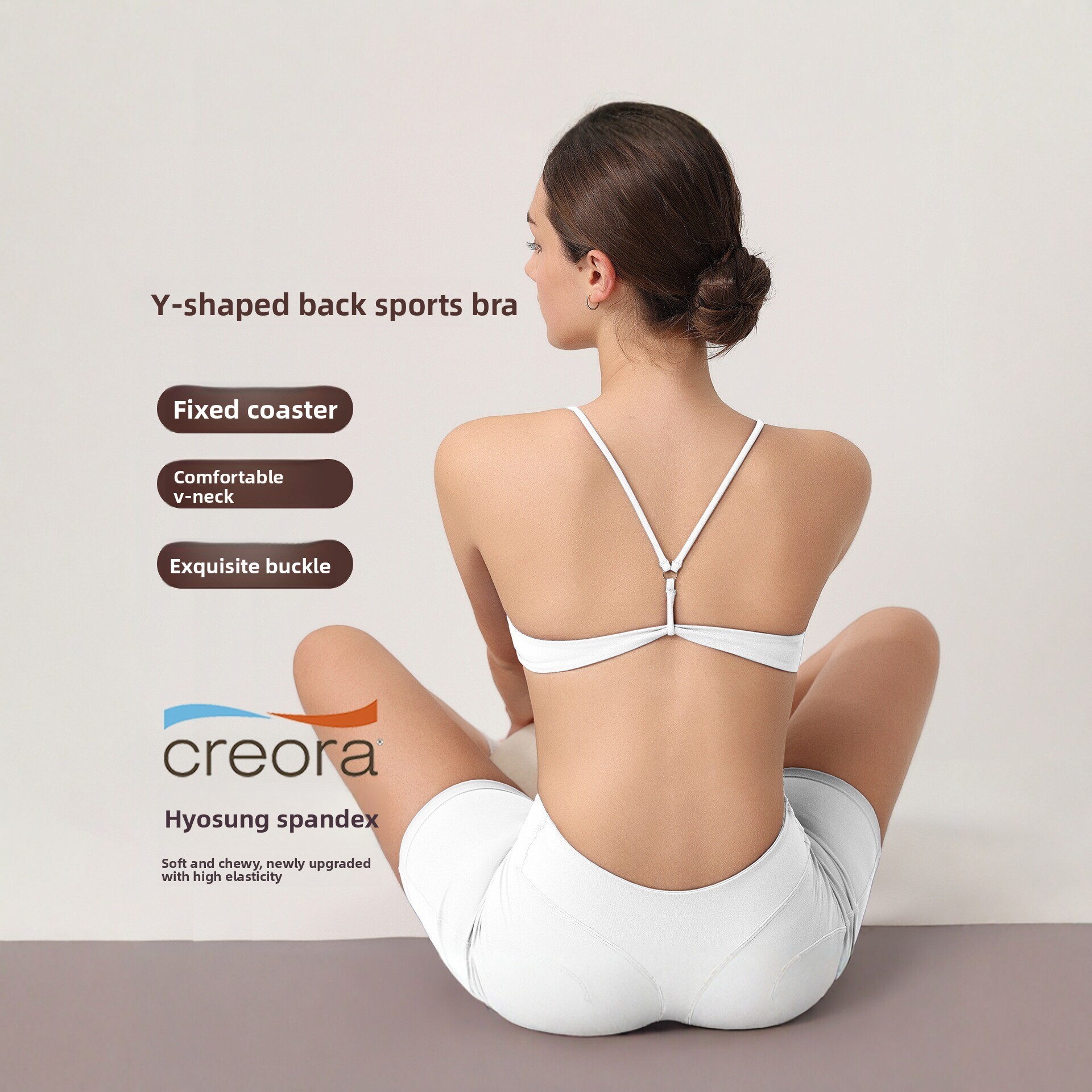 Dames sportbeha met hoge onder - Pilates Yoga One recensie en prijs